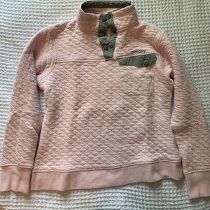 Pink Spyder quarter zip